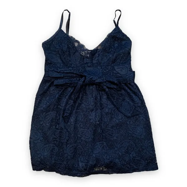 Y2K Whimsigoth Fairy Grunge Dark Romance Ethereal Sheer Lace Cami Babydoll Top‎ - Image 10