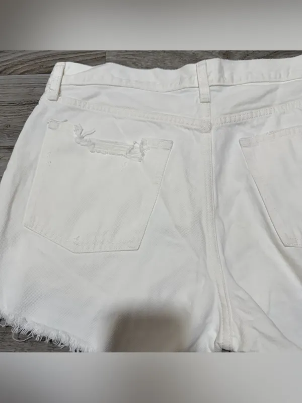 Abercrombie & Fitch ‘The Boyfriend Short’ Mid-Rise White Size 12 - Image 7