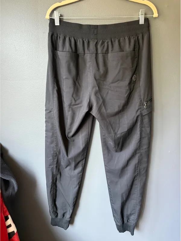 Healing Hands Black Drawstring Cargo Jogger Pants - Image 2