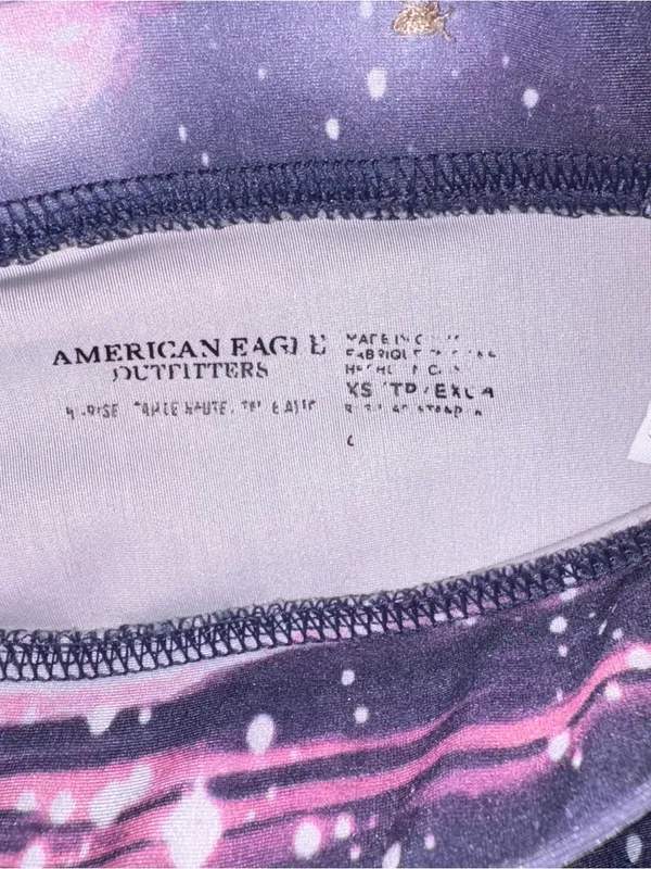 American Eagle Outfitters Galaxy-Print Leggings Size: XS - Image 2