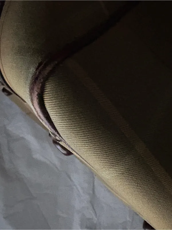 Burberry Beige and Brown Check Canvas‎ Tote with Leather Trim - Image 7