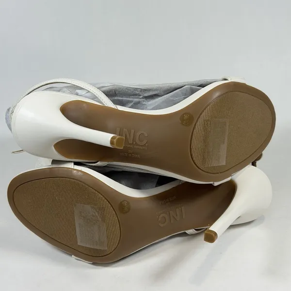 I.N.C. International Concepts Size-9M Harvina Flower Heels Preppy‎ White - Image 7