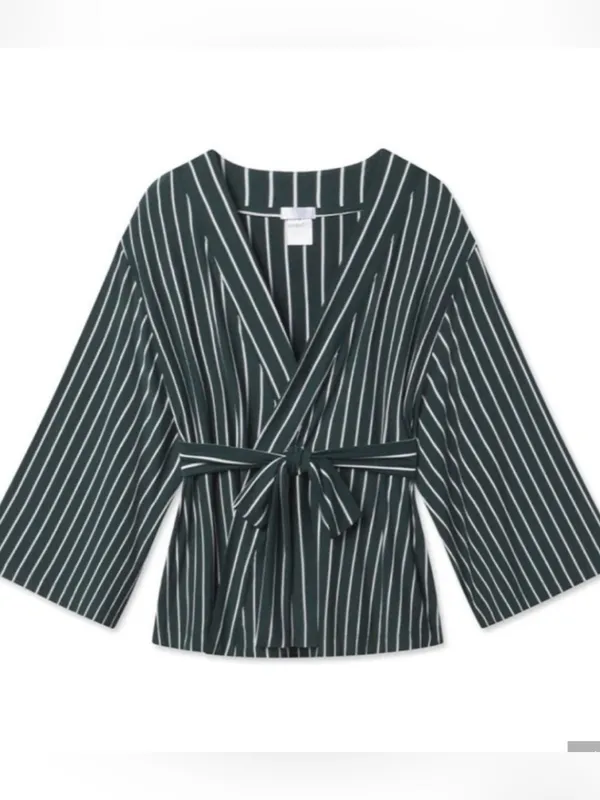 Lake DreamModal® Kimono Pajama Top Large - Image 2