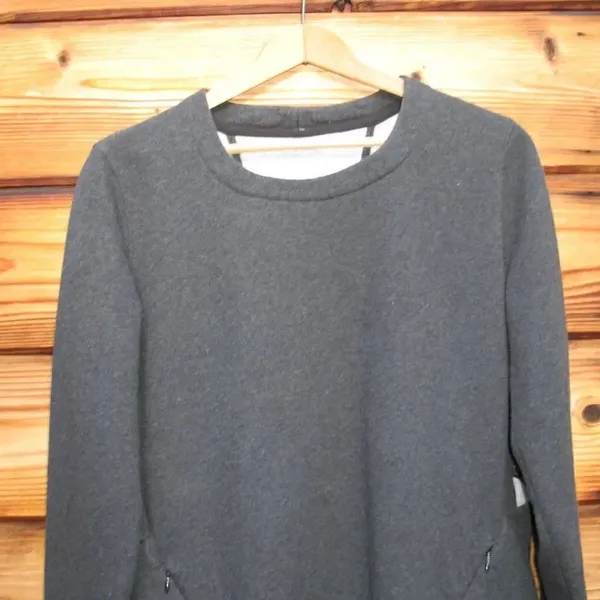 Lululemon Heathered Black Pullover Sweatshirt Top - Image 6