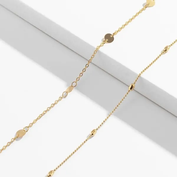 14K Gold Plated Belly Chain Adjustable Layered Chain for Women Sexy Waist Chain - Image 3