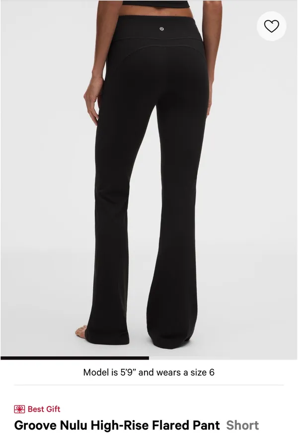 Lululemon Flare Pants High-Rise Groove - Image 2