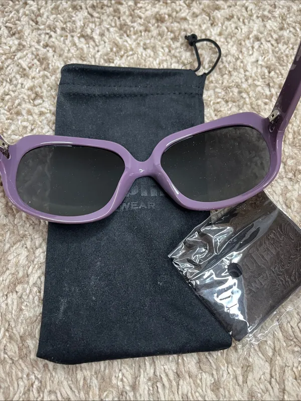 NIB Joopin Black Round Oversized Sunglasses - Image 8