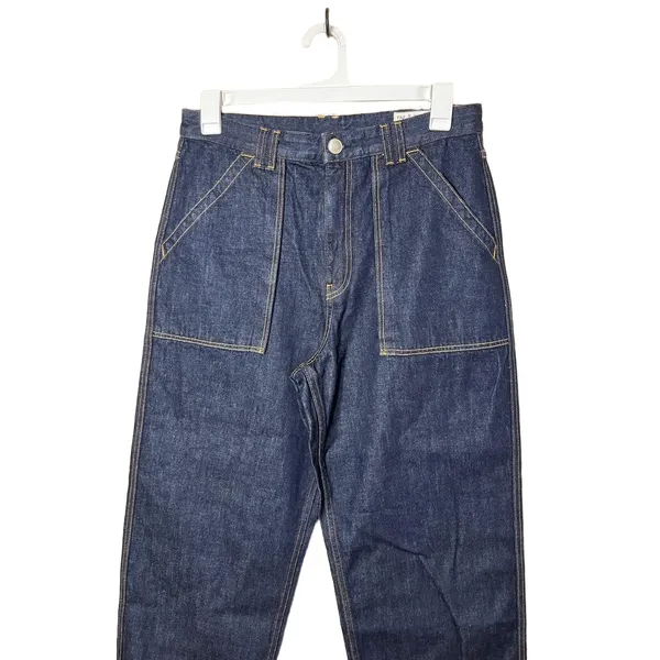 American Rag Rag Bone Dark Wash Wide Leg Baggy Fit Front Patch‎ Pockets Jeans Size 30 - Image 2