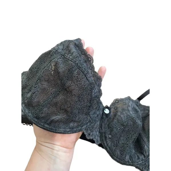 Pfiff black lace underwire bra‎ Black Size undefined - Image 6