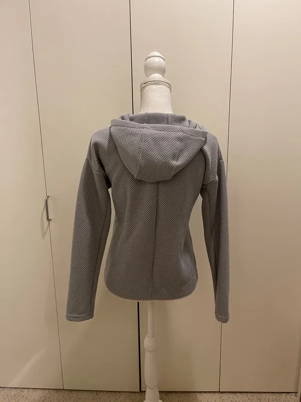 North face grey zip up hoodie XS #110 NWOT - Image 3
