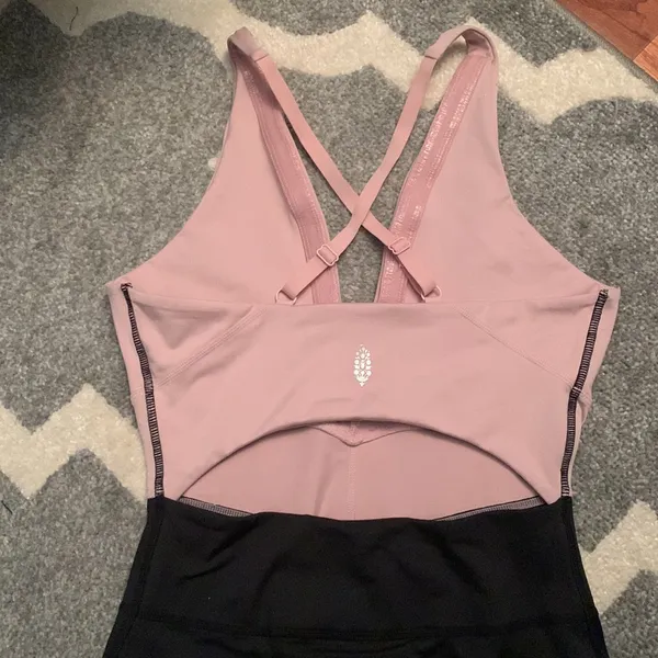 FP Movement by Free People Pink and Black Jumpsuit - Image 2