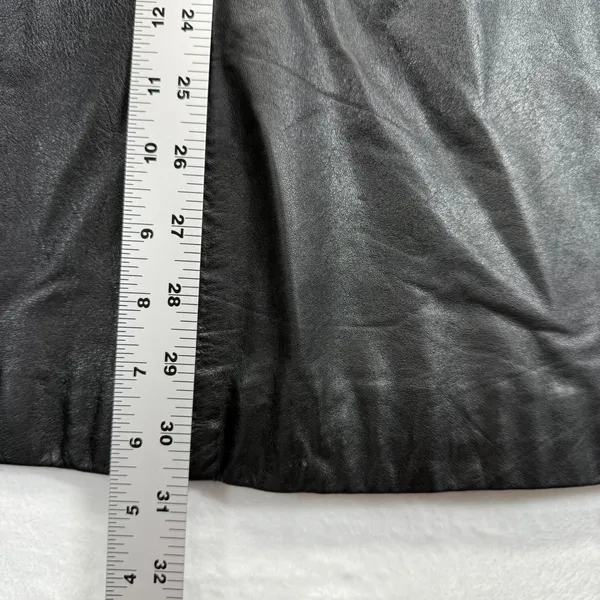 Toff's Genuine Leather Black‎ Jacket Coat Size S - Image 9