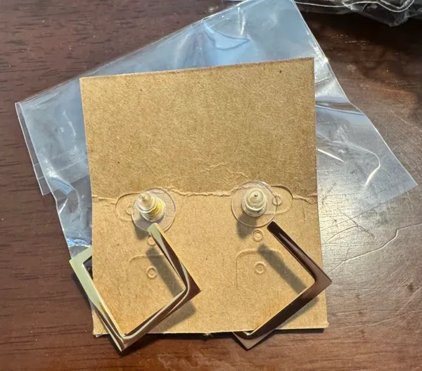 Gold Boutique Earrings - Image 2