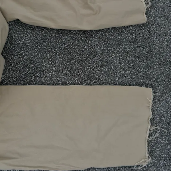 Khaki Flared Pants Tan Size 32 - Image 5