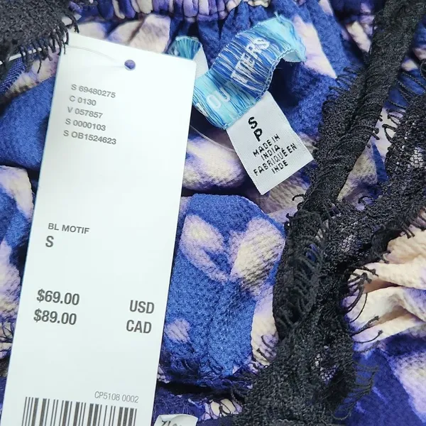 Urban Outfitters NWT Eliana Strappy Back Floral Babydoll DRESS Small‎ - Image 9