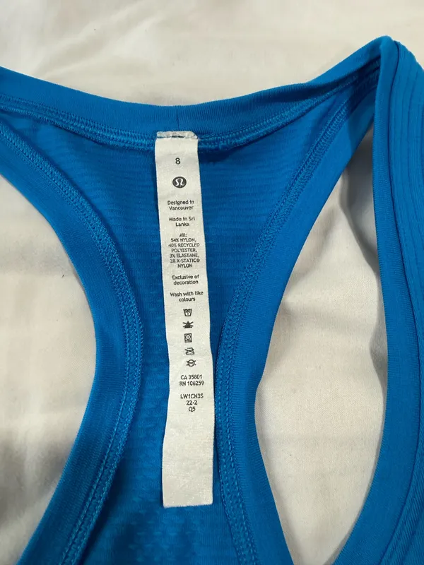 Lululemon Swiftly Tech Racerback Poolside Blue - Image 4