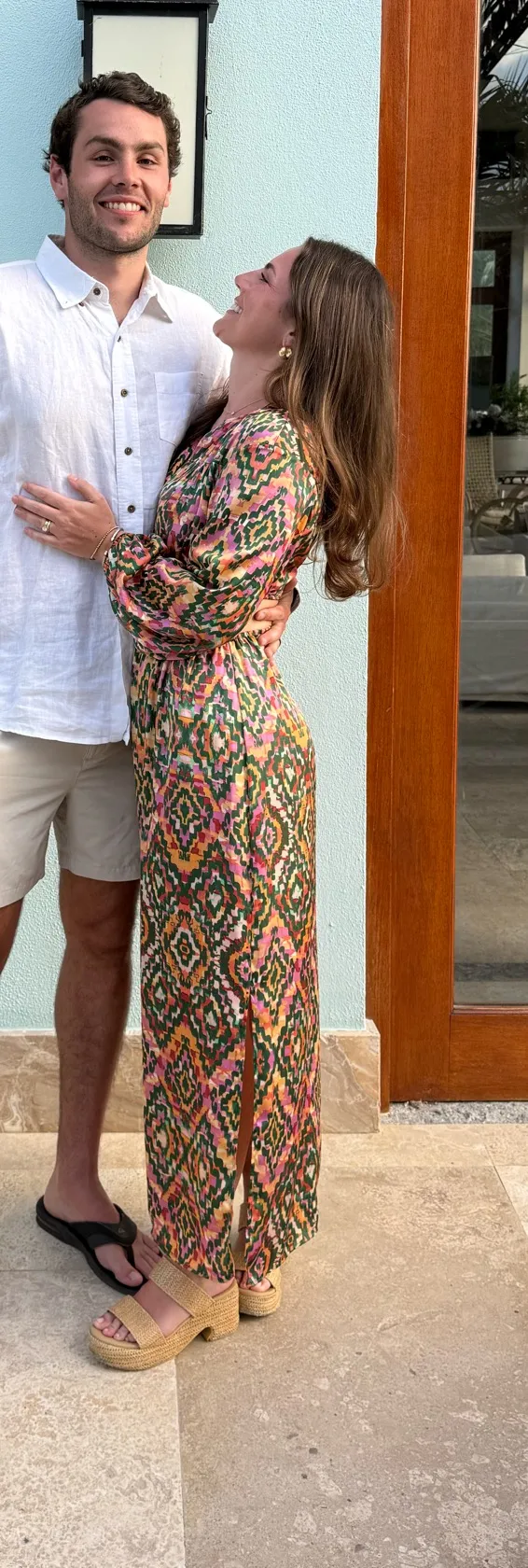 ZARA Cut-Out Maxi Dress Satin - Image 2