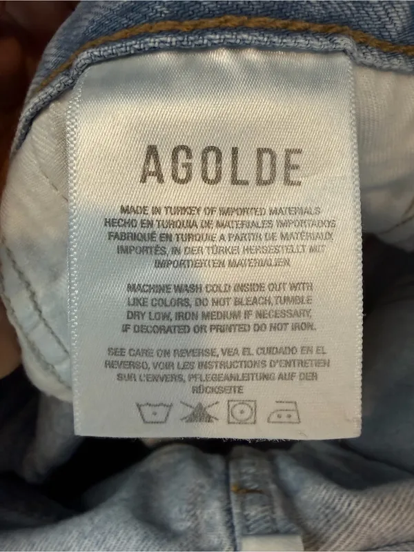 AGOLDE Minka Cargo Jeans in Realm‎ Light Blue Size 26 - Image 8