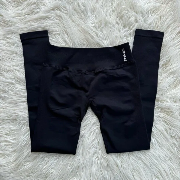 DFYNE Impact Leggings Midnight Black Size Small - Image 4