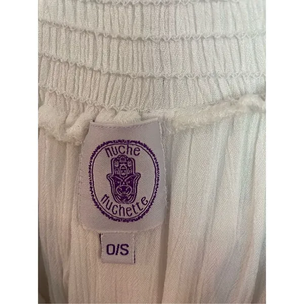Muche muchette white gauze embroidered swing dress - Image 4