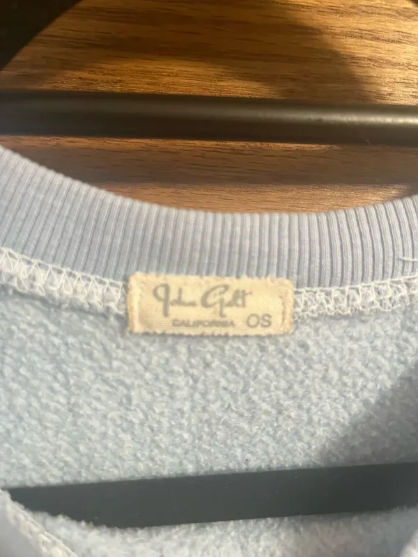Light Blue Crewneck Brandy Melville - Image 2