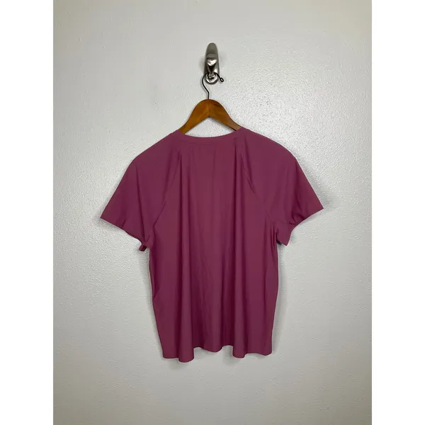 Lululemon Crew Neck Running Training T-Shirt‎ Magenta Pink Womens Size M - Image 2
