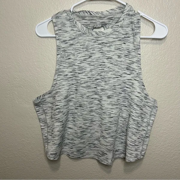 Lululemon Fast as Light Tank Top Estimated S/M Rare Heathered Gray - Image 4