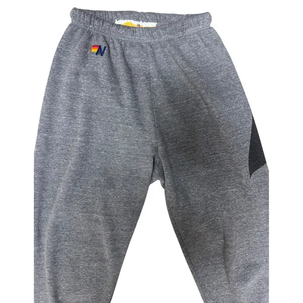 Aviator Nation Bolt Sweatpants Heather‎ Grey Women's Size Medium - Image 3