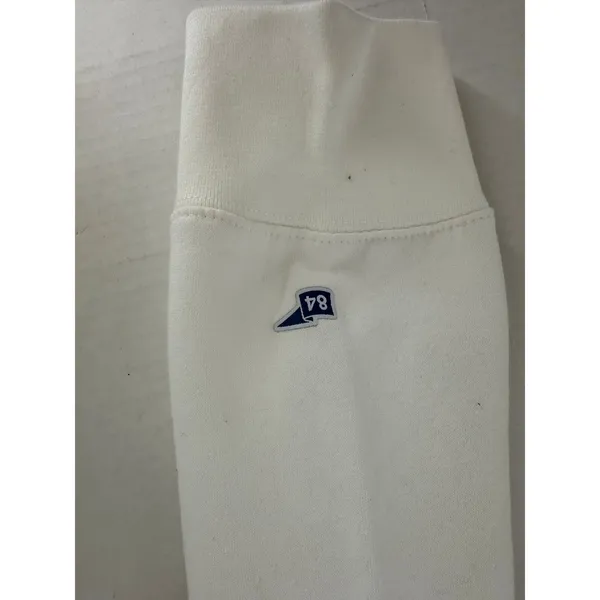 Blue 84 Miami University Unisex Large Crewneck Sweatshirt White Red Spellout - Image 5