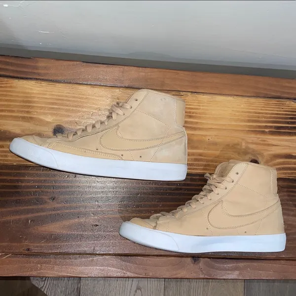 Nike Women's Blazer Mid Premium Sneakers ‘Vachetta Tan' DQ7572-200 Size 9 - Image 13