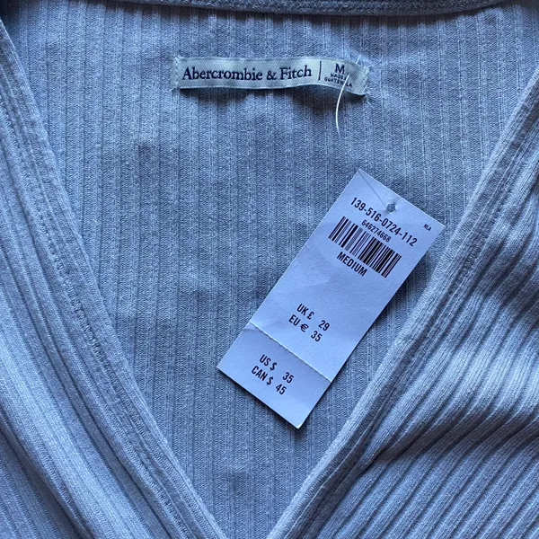 ‼️Abercrombie Ribbed Cross Front Long Sleeve Top‼️ - Image 2