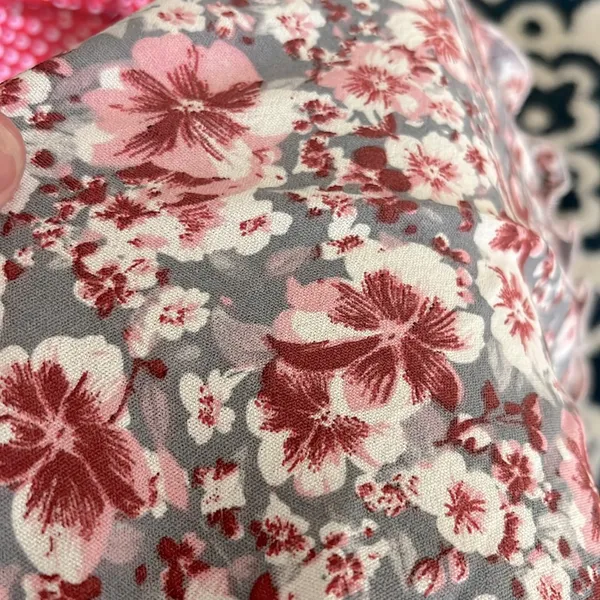 Floral Tiered Maxi Skirt High Waist - Image 2