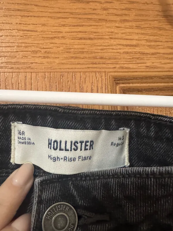 Hollister wide leg flare jeans - Image 2