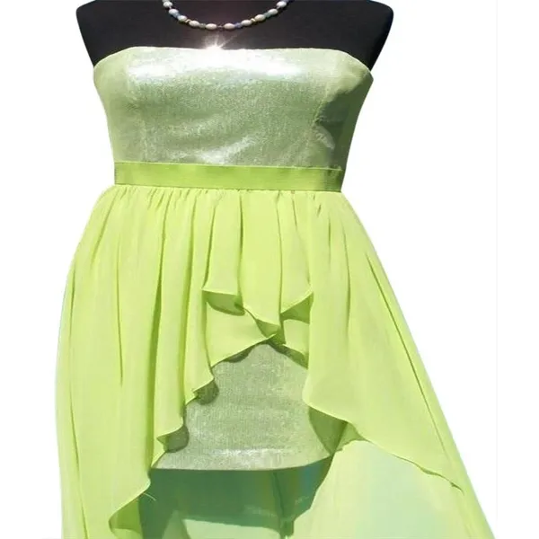 Cache Apple Green Sequin Encrusted Strapless Event New HiLow Dress Lined $218 NWT - Image 8