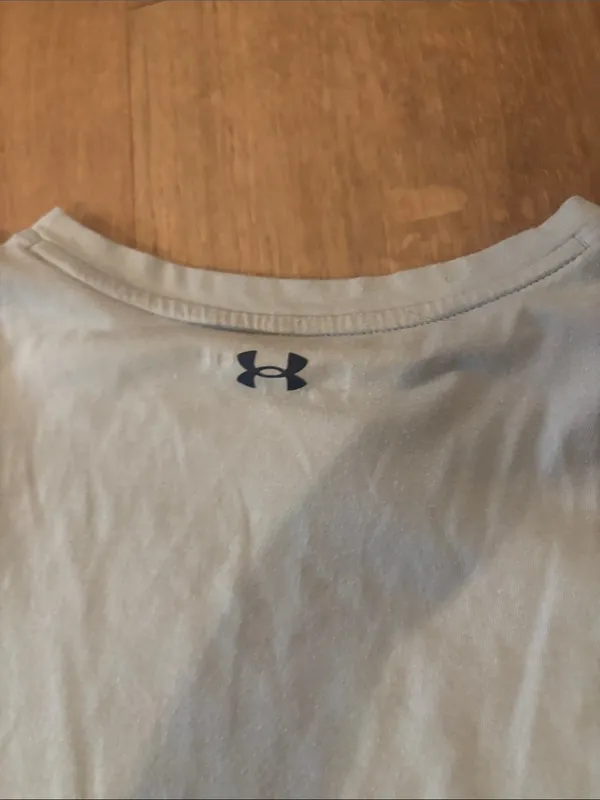 Under Armour Light Blue Women's Cropped Muscle Tank - Image 3