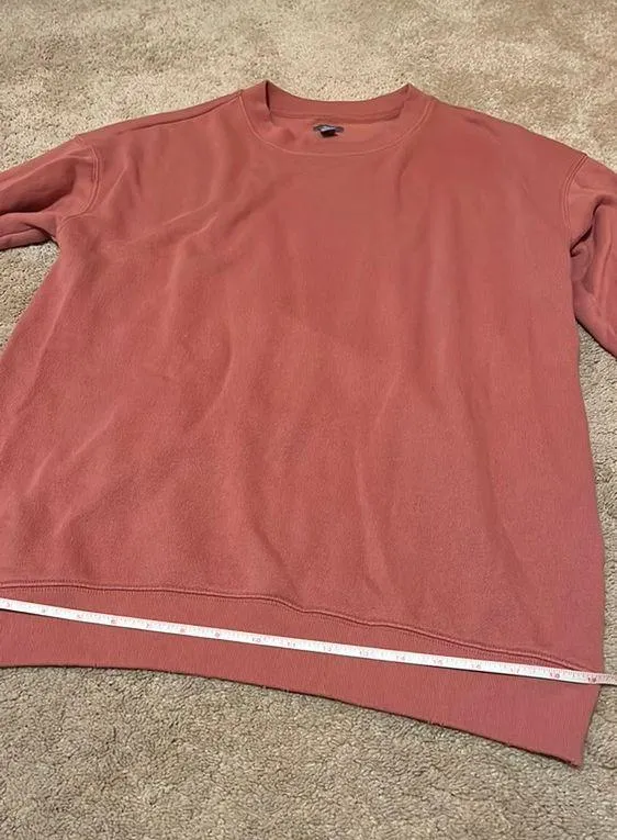 Aerie burnt orange crewneck size S oversized - Image 2