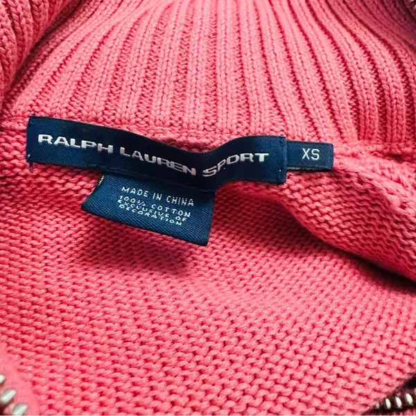 Polo Ralph Lauren Pink Turtleneck Sweater - Image 6