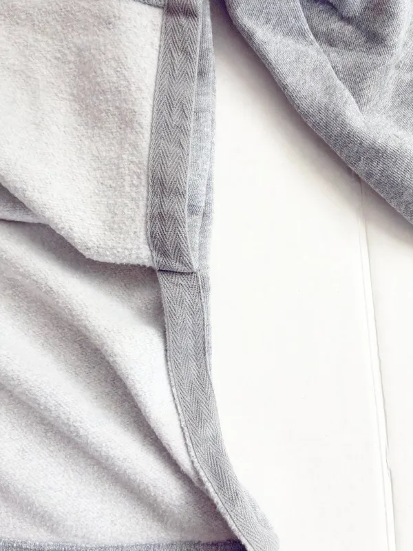 Old Navy SoComfy Long Sleeve Tunic Sweatshirt - L - Heather Grey - Image 4