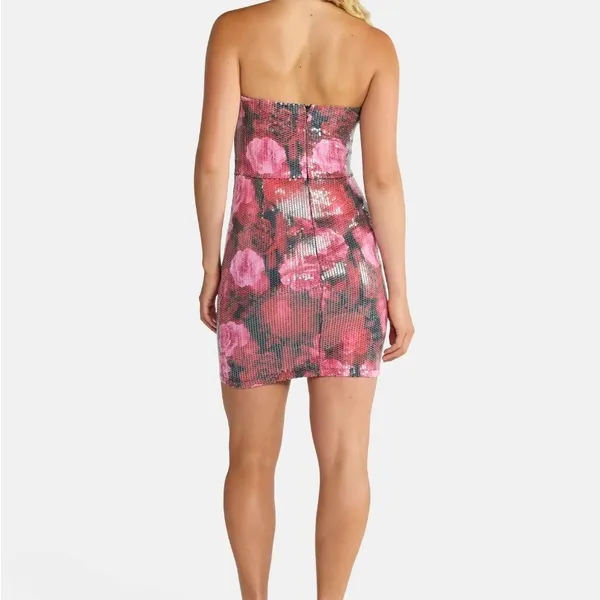 Madden NYC Women's Sequin Mini Tube Dress - Image 5