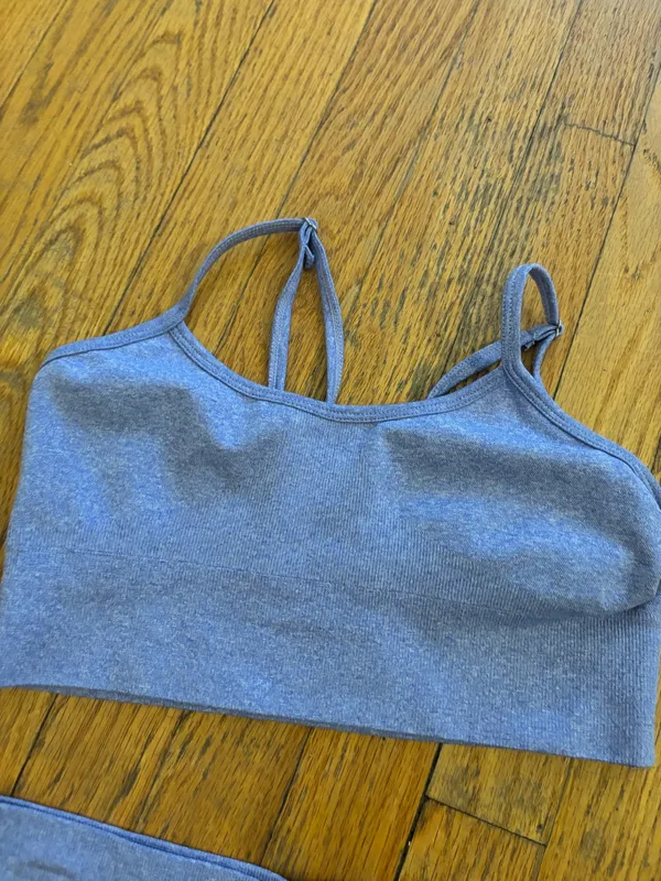 Lavender workout set Gray Size XS - Image 2