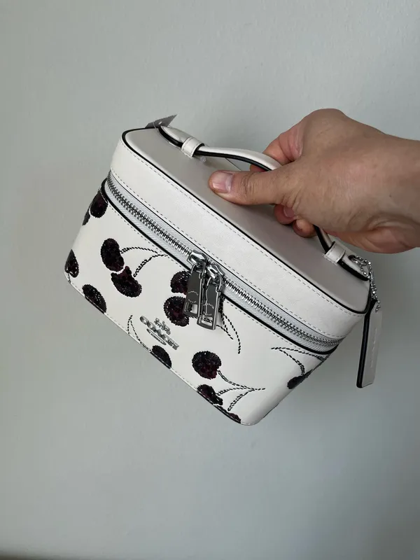 Coach Cosmetic Case With Cherry Print  - Image 5