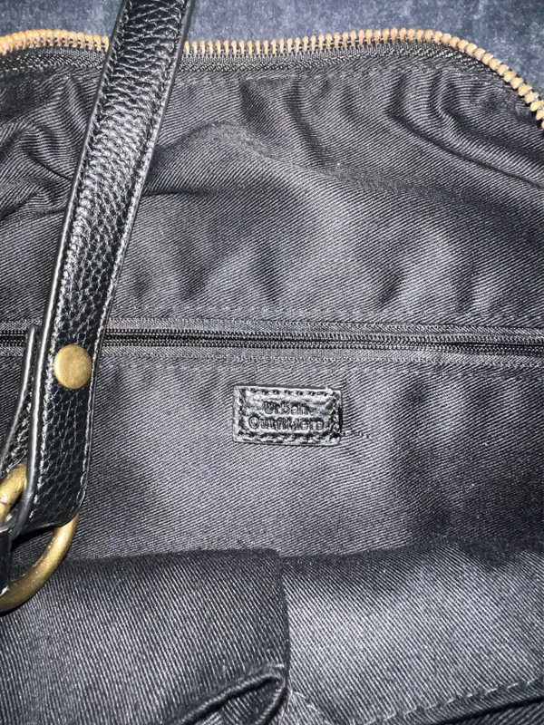 Kimchi Blue Urban Outfitters Leather Bag Black Suede Purse Handbag Retired - Image 4