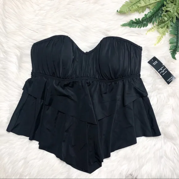 Torrid Flounce Tiered Tankini Top - Image 2