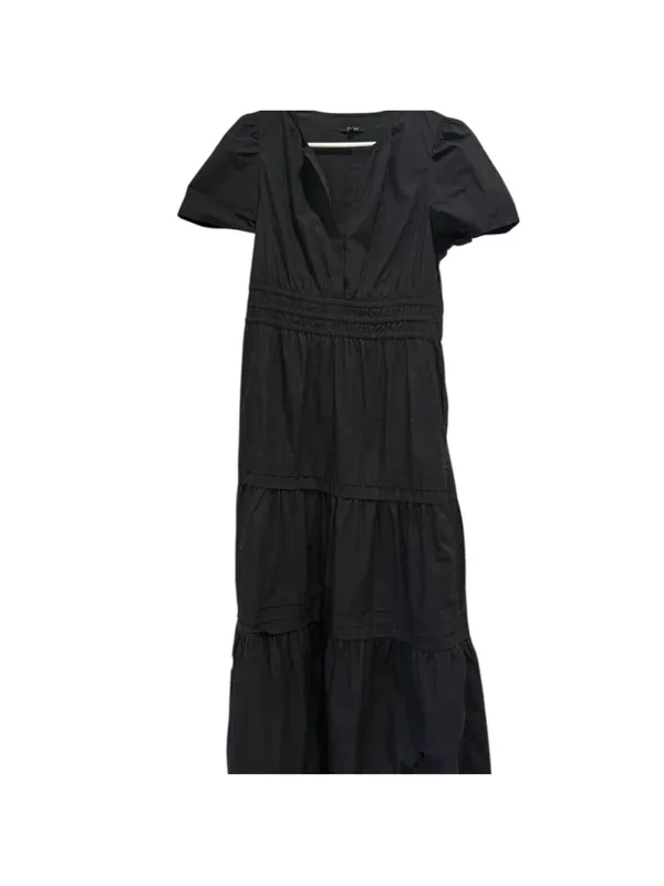 Quince 100% Organic Cotton Poplin Tiered Maxi Dress - Image 4
