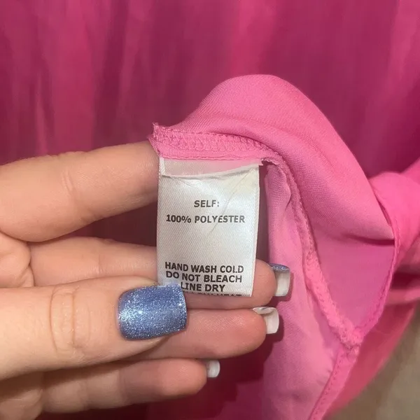 ✨EESOME COLLARD PINK SZ MEDIUM BLOUSE✨ - Image 7