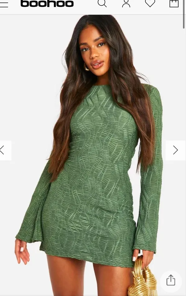 Olive Green Dress - Image 2
