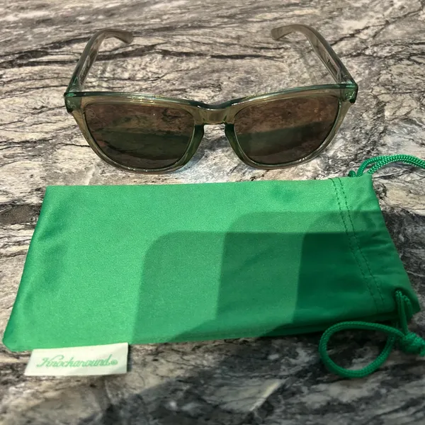 Knock around Stylish Green Sunglasses Brown - Image 11