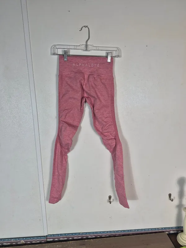 Alphalete Pink Seamless Leggings S - Image 4