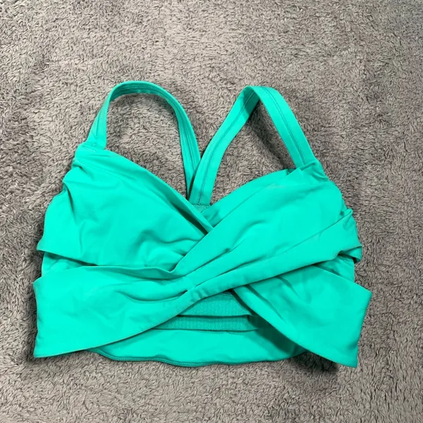 Lululemon wrap it up sports bra 4 green - Image 2