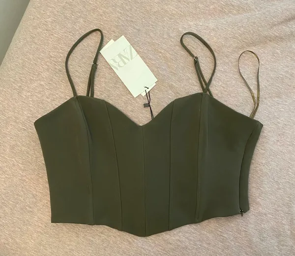 Zara Bustier Crop Top - Image 2
